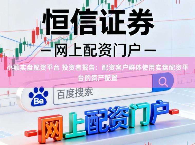 小额实盘配资平台 投资者报告：配资客户群体使用实盘配资平台的资产配置
